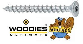 WOODIES Spaanplaatschroeven Ø4.0 x 50MM VD